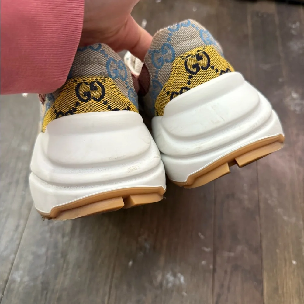Gucci Rython Multicolor GG Sneakers - Picture 6 of 6
